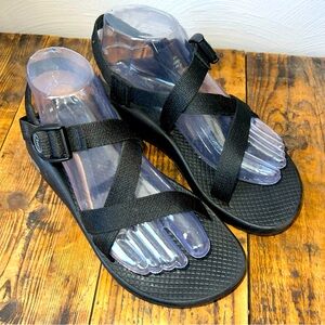 Chaco Z/2 Black Polyester Jacquard Classic Sandals Women's Size 8